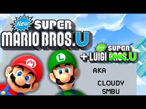 New Super Mario Bros. U (Hack) Cloudy – 2-3 Players Full Game Walkthrough Co-Op