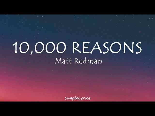 10,000 Reasons - Matt Redman (Lyrics) Steven Samuel Devassy Cover     Best Worship Song Ever