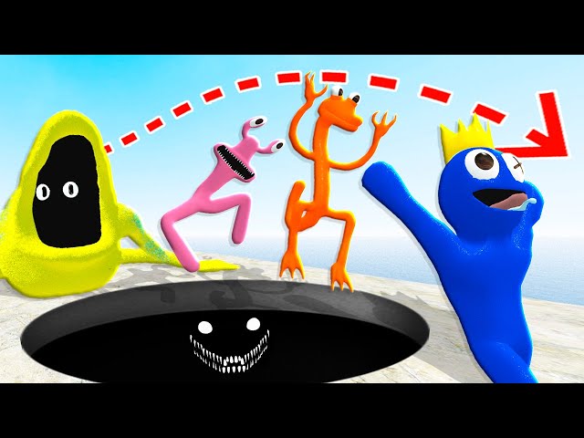 Longest Jump? - Rainbow Friends vs The Backrooms (Garry's Mod)