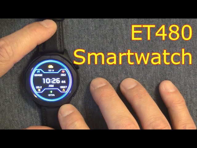 ET480 Smartwatch | Non-invasive Blood Glucose Uric Acid Lipids HR SPO2 body temp body composition