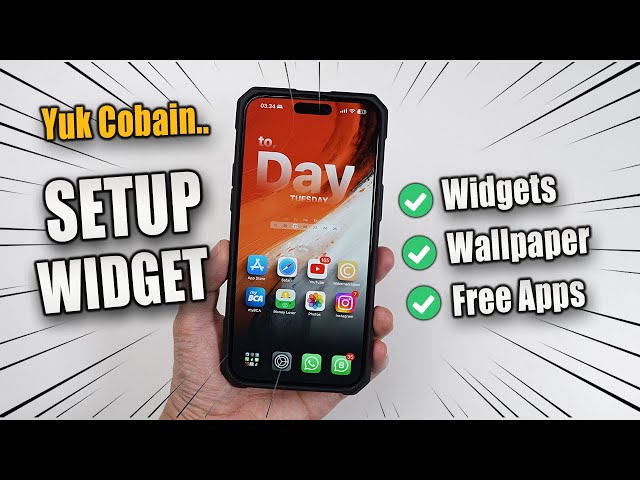Setup Widgets dan Rekomendasi Aplikasi Gratis di iPhone‼️Part 2