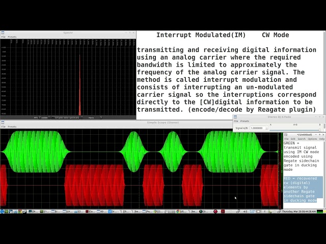 Interrupt Modulated(IM) CW Mode - Live demo on the VLF band