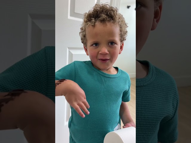 😭🤣 can you guess his zodiac sign from this video? #poopprank #toddler #funny