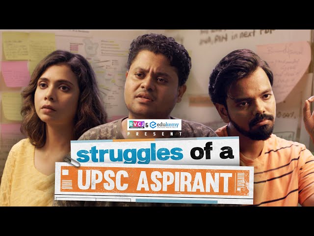 Struggles Of A UPSC Aspirant | Ft. Badri Chavan, Shreya Gupto & Karan Sonawane | RVCJ