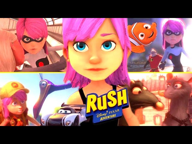 THE INCREDIBLES Rush: A Disney–Pixar Adventure All Cutscenes (Game Movie) HDR