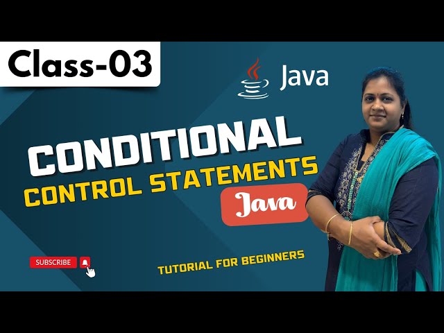 Java FullStack Class 03 | Conditional Control Statements in Java | Java  Tutorial for Beginners