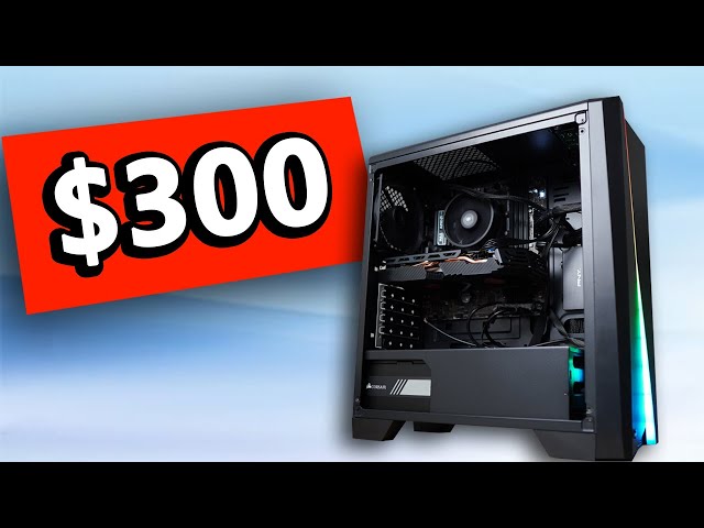$300 Dollar GAMING PC 2020 - Build & Test!!