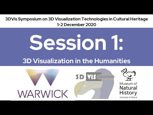 3DVis Session 1: 3D Visualization in the Humanities