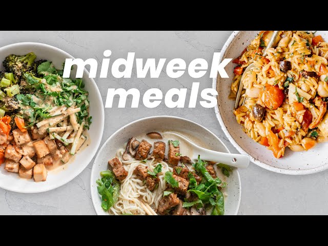 Midweek dinner meals for busy people