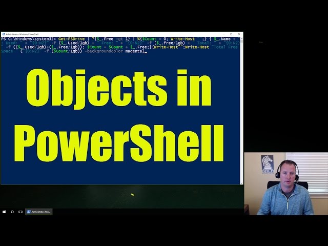 Manipulating Objects in Microsoft PowerShell - Video 2