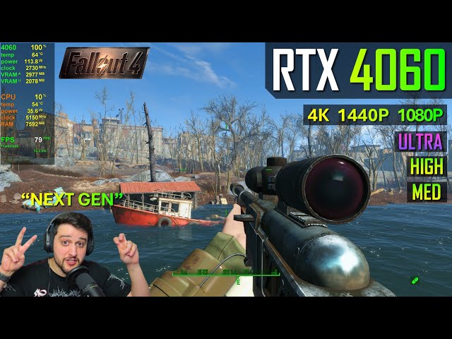 RTX 4060 - Fallout 4 - "NeXt GeN UpDatE"