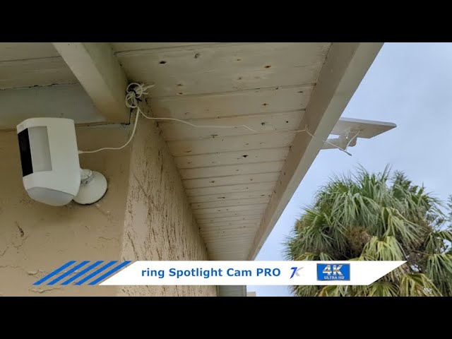 Ring Spotlight Cam Pro with Solar panel unboxing with installation