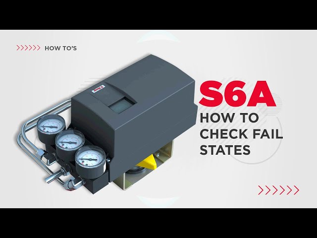 How To Check Series 6A Fail States | Bray Positioner