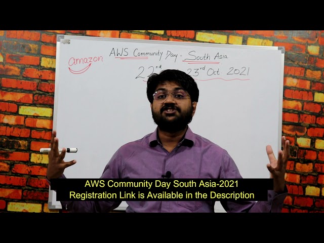 AWS Community Day South Asia-2021 | AWS Event on 22 and 23 Oct 2021 | AWS Event is Free for all