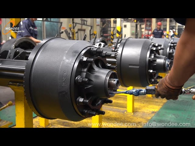 How is it produced-semi trailer axle from WONDEE Autoparts 2024