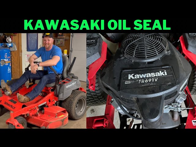 Kawasaki Crankshaft Oil Seal Replacement, FR691V on Gravely Zero-turn Mower