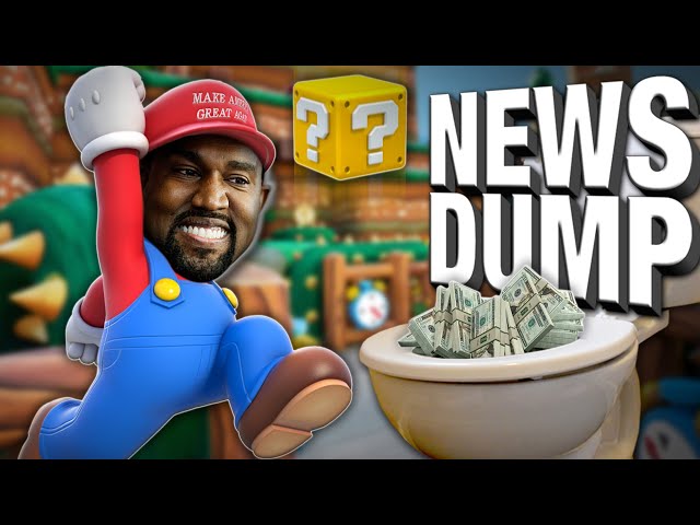 Kanye West Destroyed His School, Then Did Mario Impression?! - News Dump
