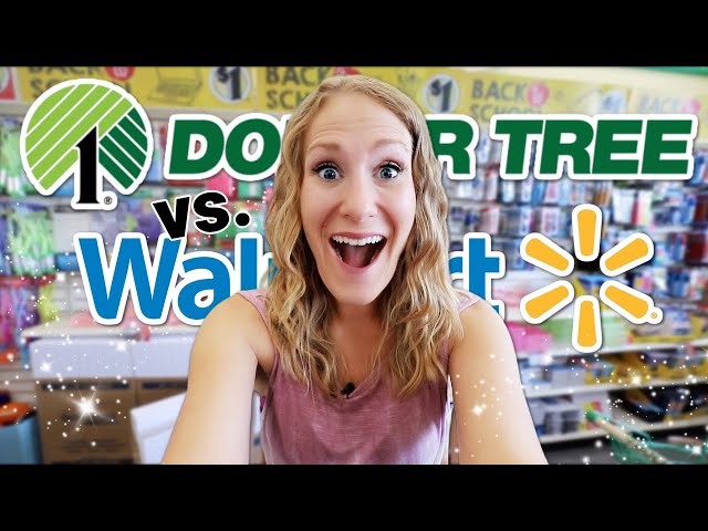 DOLLAR TREE vs. WALMART (THE TRUTH!) 😱 Jackpot Back to School Organization you SHOULD buy!