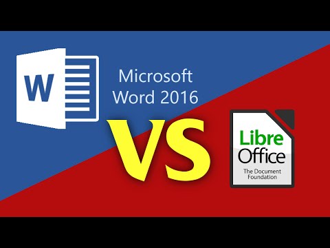 LibreOffice vs Microsoft Office 2016 | App Review for 2017 - 2018