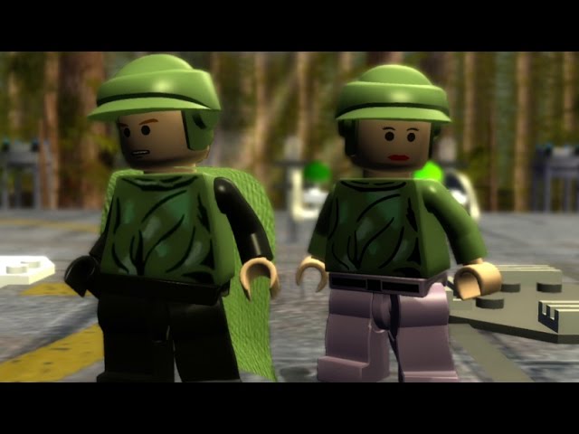 LEGO Star Wars: The Complete Saga Walkthrough Part 28 - Speeder Showdown (Episode VI)