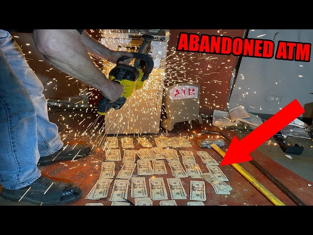 Breaking Into 4 Abandoned ATM Machines and This Is How Much Money Was Found Inside...