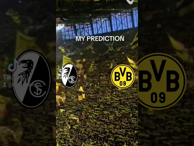 Mein Tipp zum Spiel SC Freiburg  gegen Borussia Dortmund.