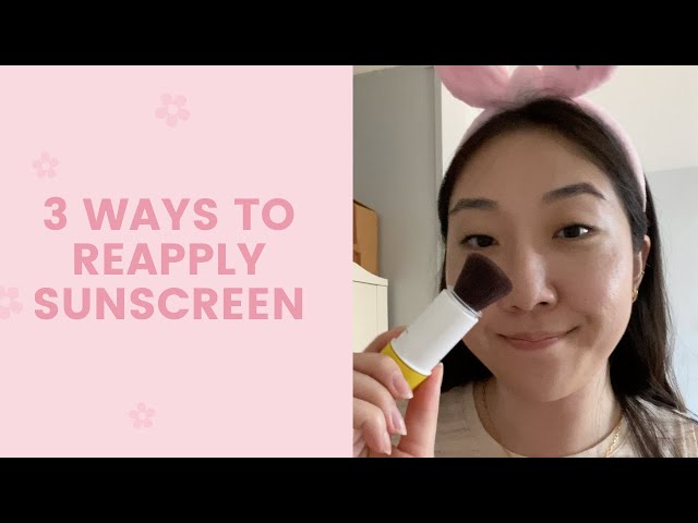 3 Ways to Reapply Sunscreen | FaceTory