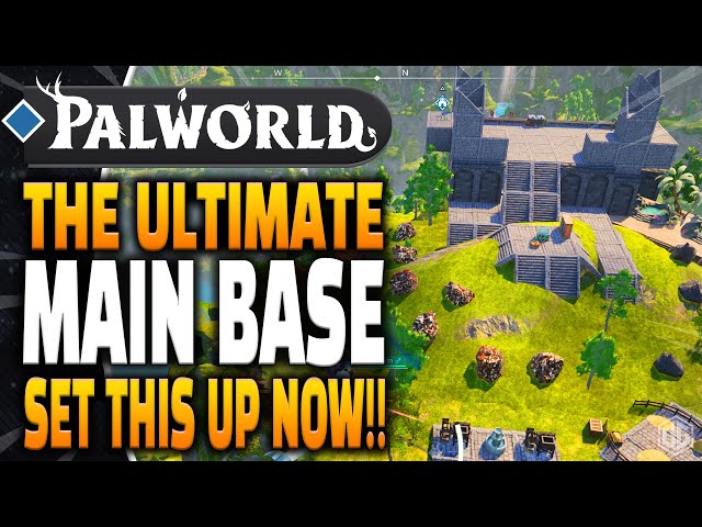 Palworld - The BEST Main Base you can Build for Infinite Ingots and Resources! Set this up NOW!