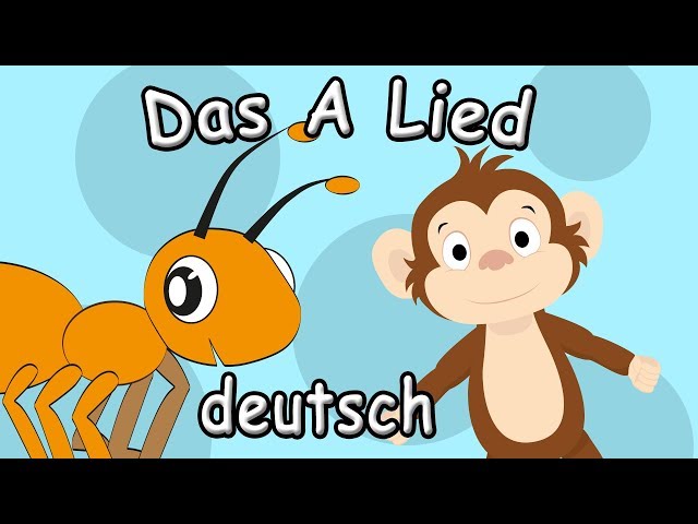 Das A-LIED - ABC song für Kleinkinder - Buchstaben lernen deutsch