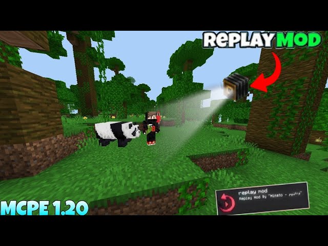 Reply mod Like Java | Mind-Blowing Replay Mod for Minecraft PE 1.20.70+ 🚀