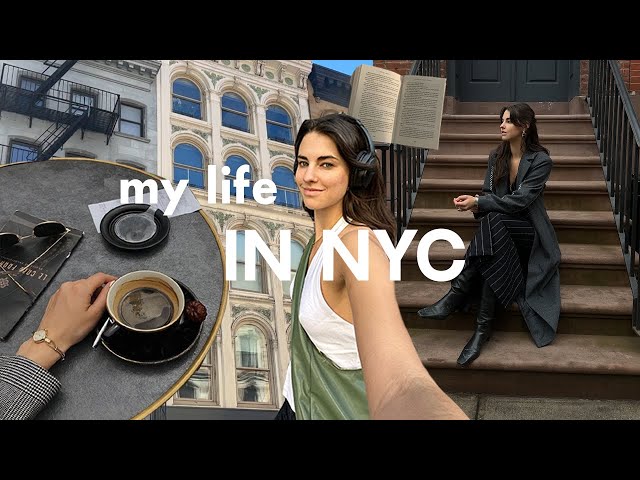 a week in nyc vlog | moving updates, new goals, events out in the city