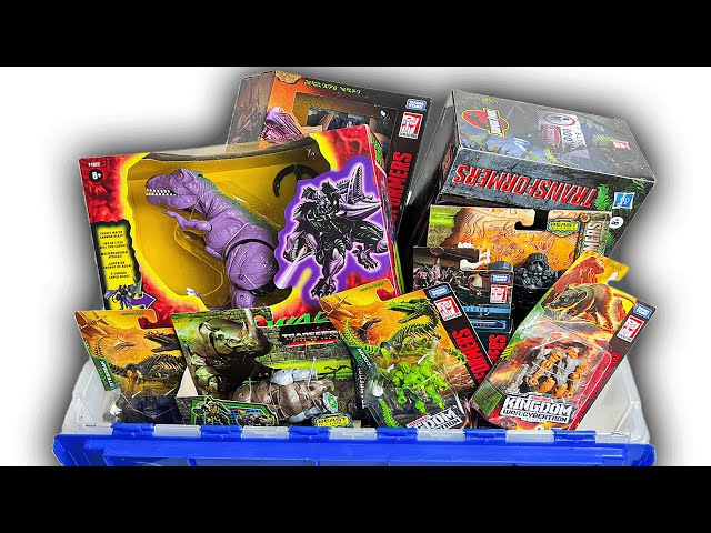 HUGE Transformers: War for Cybertron & Beast Wars Collection | T-Rex, Velociraptor, and More!