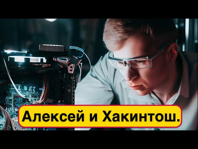 Алексей и Компьютер Хакинтош. Видео создано нейросетью