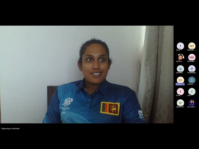 Chamari Athapaththu Press Conference | ICC Women's #T20WorldCup Qualifier