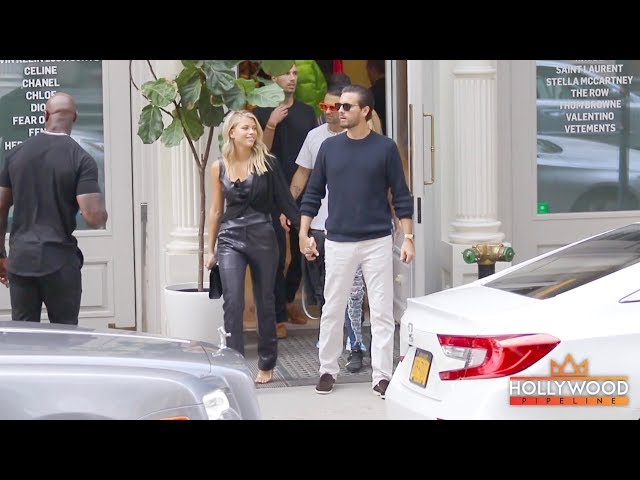 Sofia Richie and Scott Disick Stroll NYC Hand in Hand