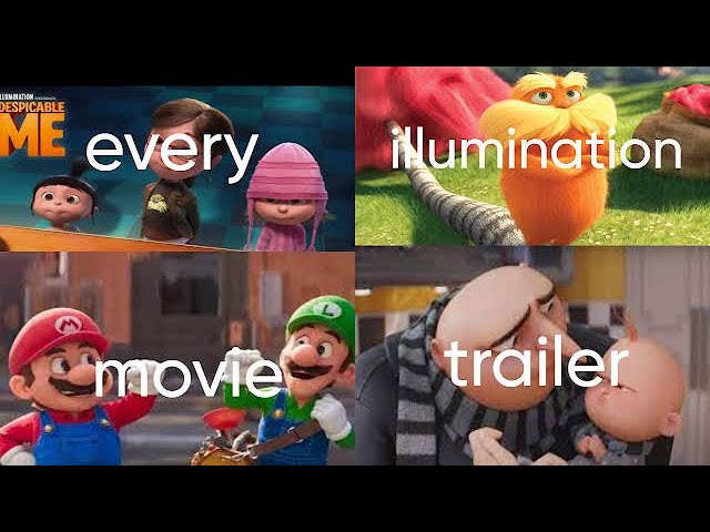 Every Illumination Movie Trailer(Including Migration And Despicable Me 4)
