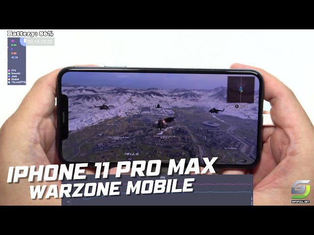 iPhone 11 Pro Max test game Call of Duty Warzone | Apple A13 Bionic