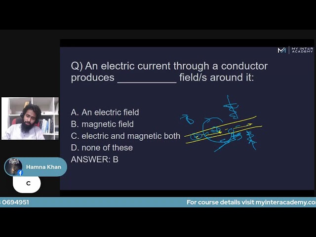 MDCAT live class - Physics | Electromagnetisim and Electromagnetic Induction