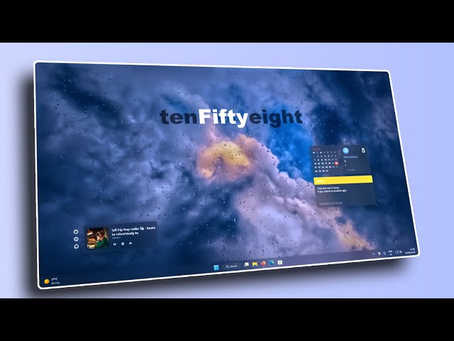 The BEST Desktop Customization in Just 10 Minutes! (Simple & Easy)