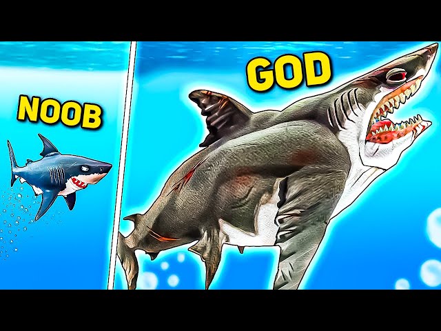 Evolving sharks until they destroy mankind