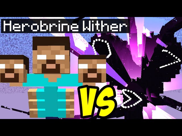Herobrine Wither vs Wither Storm 7 STAGE in minecraft creepypasta