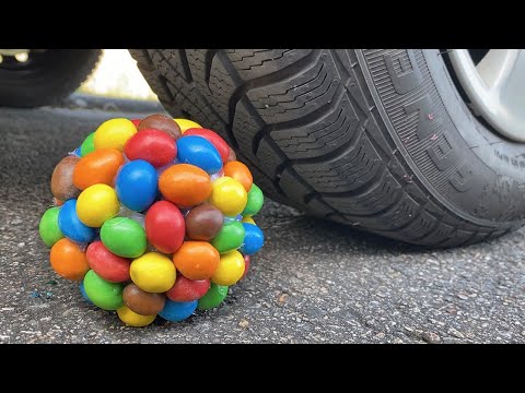Experiment: Car vs M&M Ball, Lighters, Coins, Candles and more.