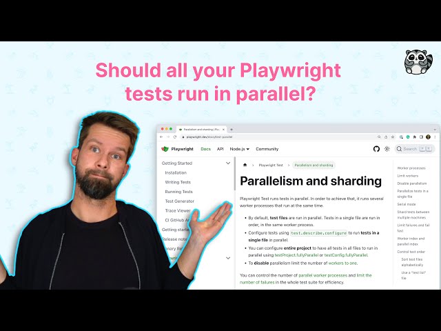 How to run your Playwright test in parallel or in serial mode