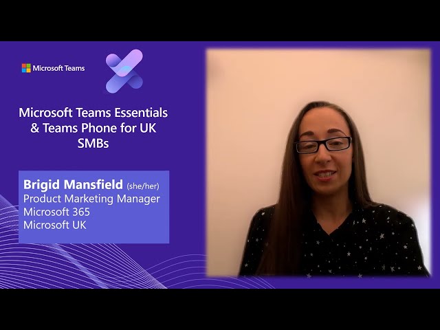 Microsoft Teams Essentials and Voice for UK SMBs