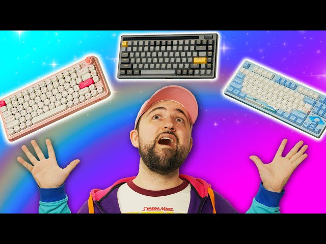 Three Mechanical Keyboards but you can only pick ONE