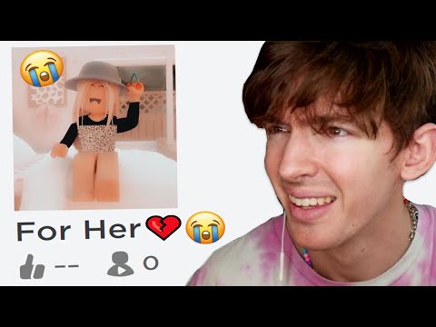 He made her a cringey Roblox game