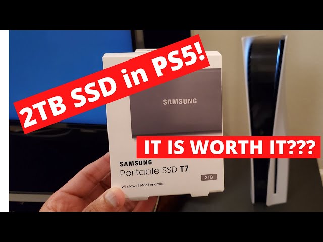 Installing Samsung T7 2TB External NVME SSD in PS5
