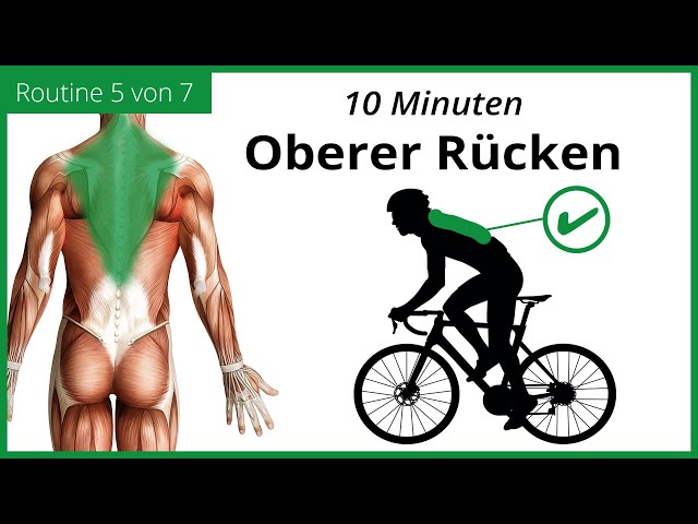 OBEREN RÜCKEN DEHNEN für Radfahrer - 10 Minuten DEHNROUTINE  - MECKLENBURGER SEEN RUNDE (5/7)