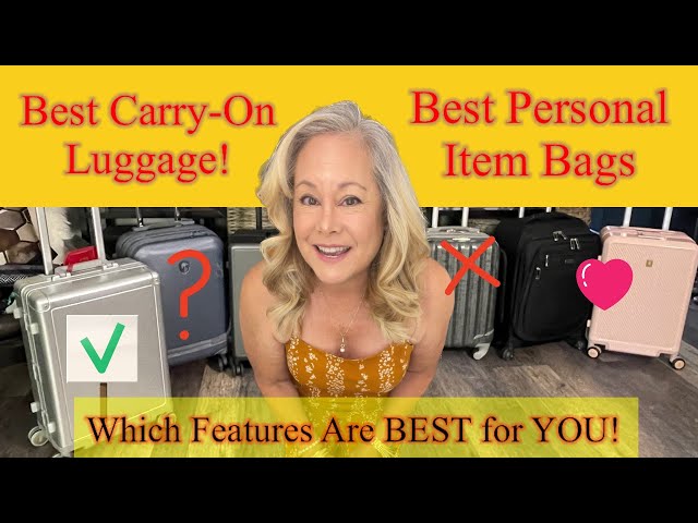 PERSONAL ITEM & CARRY ON BAG COMPARISON! MUST HAVE Features for your Carry-on Only Adventure!