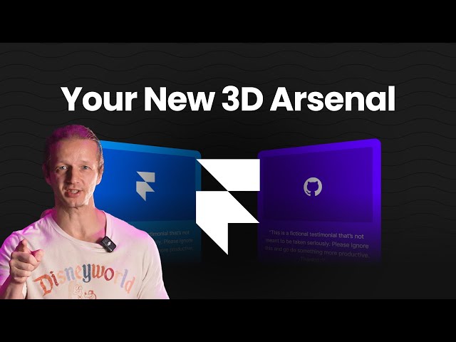 Using Framer's NEW 3D Transform Tools! TUTORIAL